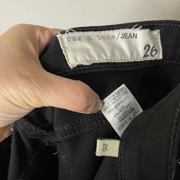 Rag and bone black Leggings pants slim fit size US 26 - Picture 8 of 8